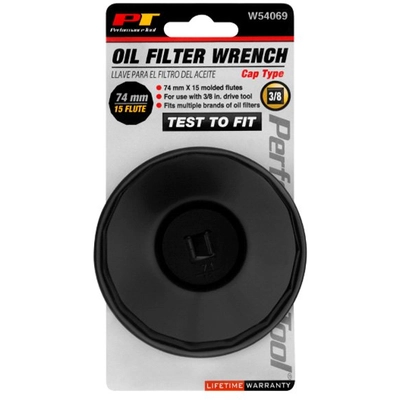 PERFORMANCE TOOL - W54069 - Filter Cap Wrench 74mm 15 Flute pa2