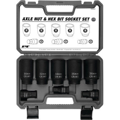 PERFORMANCE TOOL - W89321 - Axle Nut and Hex Bit Socket Set pa2