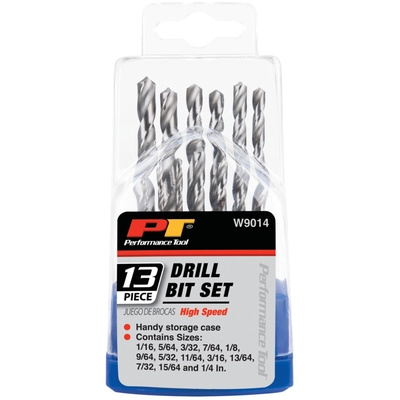 PERFORMANCE TOOL - W9014 - HSS Drill Bit Set pa2