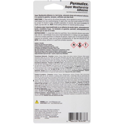PERMATEX - 31803 - Weatherstrip Adhesive pa2