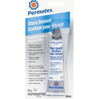 PERMATEX - 59165 - Flowable Silicone Windshield & Glass Sealer pa6