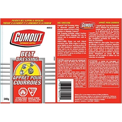 GUMOUT - 80552 - Belt Dressing pa2