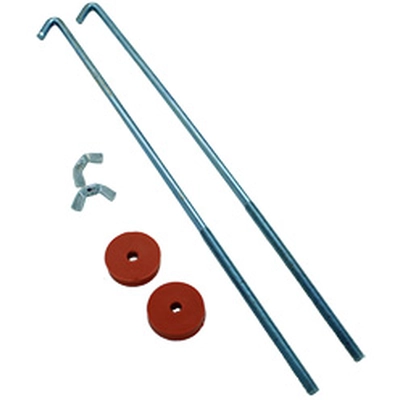 PICO OF CANADA - 873-PR - 12" X 1/4" J Style Battery Hold Down Bolt With Washers & Nuts pa1