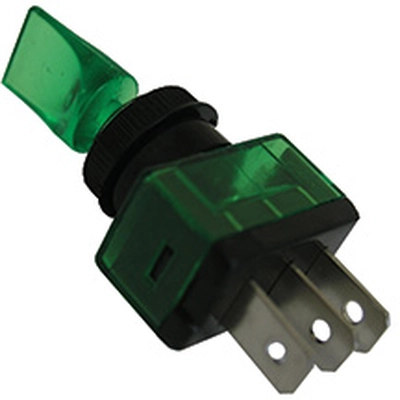 PICO OF CANADA - 9407-3-11 - 16A 12V On-Off Duckbill Illuminated Switch - Green pa1