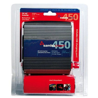SAMLEX SOLAR - SAM-450-12 - 450 Watt Modified Sine Wave Inverter pa3