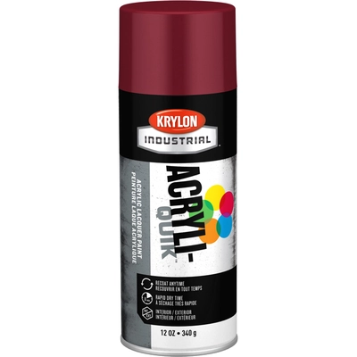 KRYLON - K02101 - Cherry Red Acryli-Quik Acrylic Lacquer Spray Paint pa1