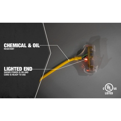 SOUTHWIRE CORP. - 3489SW0002 - Extension Cord With Power Light Indicator pa3