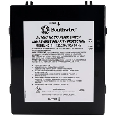 SOUTHWIRE CORP. - 40141-001 - Automatic Transfer Switch pa1