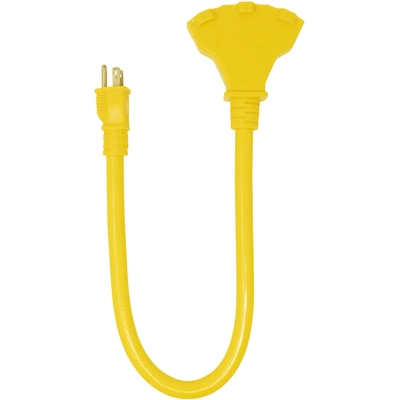 SOUTHWIRE CORP. - 4112SW8802 - 2' Triple Outlet Extention Cord pa1