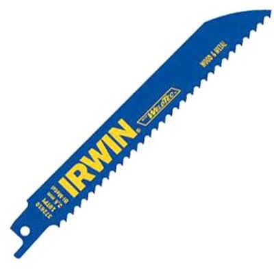 IRWIN - 372610P5 - 10 TPI 6 Bi-Metal Straight Reciprocating Saw Blades pa1