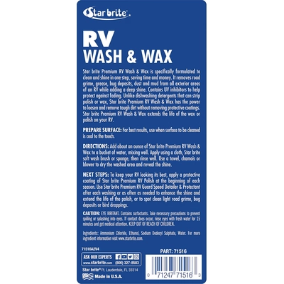 STAR BRITE - 071516P - RV Wash & Wax pa3