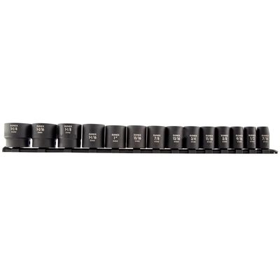 SUNEX - 2678A - 1/2" Drive Sae 12 Point Impact 14 Piece Set Socket Set pa1