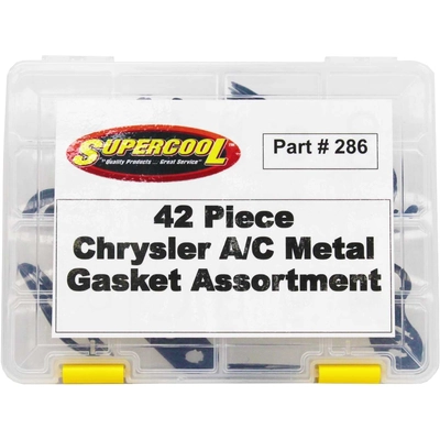 SUPERCOOL - 286 - A/C Metal Gasket Assortment pa1