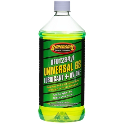 SUPERCOOL - 48663-32D - EV Electric Vehicle POE 68 Viscosity with UV Dye Quart pa1