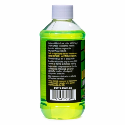 SUPERCOOL - 48663-8D - EV Electric Vehicle POE 68 Viscosity with UV Dye 8oz pa2