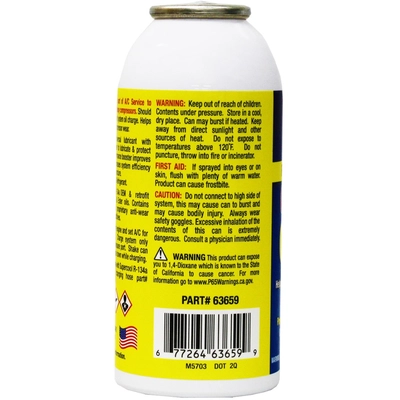 SUPERCOOL - 63659 - Quiet Charge with UV Dye 4oz Aerosol pa2