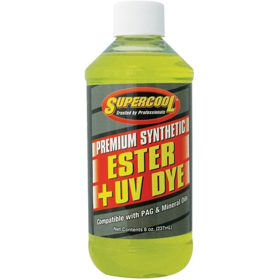 SUPERCOOL - E8 - Refrigerant Oil with Fluorescent Leak Detection Dye pa1