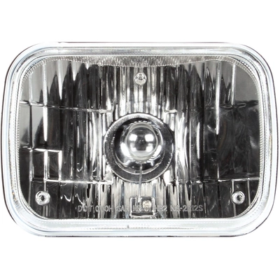TRUCK LITE - 27009 - 5"x7" Rectangular Chrome Euro Headlight pa1