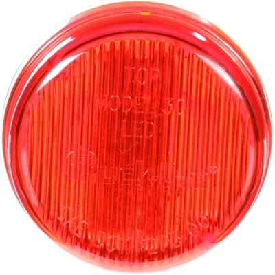 TRUCK LITE - 30270R - 30 Series 2" Low Profile Red Round Grommet Mount LED Clearance Marker Light pa1