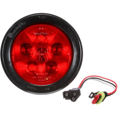 TRUCK LITE - 44030R - Red Round Grommet Mount LED Combination Tail Light pa2