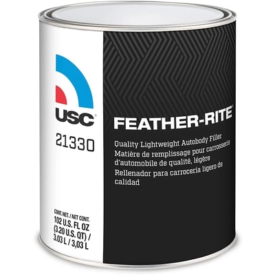 US CHEMICAL & PLASTICS - 21330 - Feather-Rite Lightweight Autobody Filler pa1