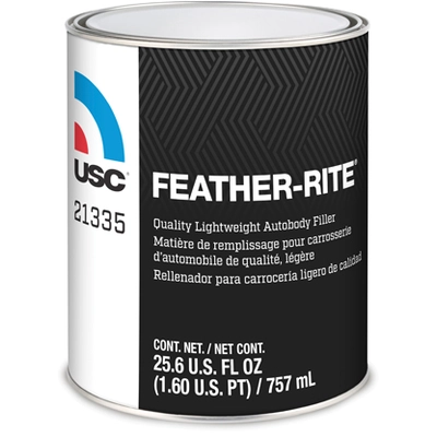 US CHEMICAL & PLASTICS - 21335 - Feather-rite Lightweight Autobody Filler pa1