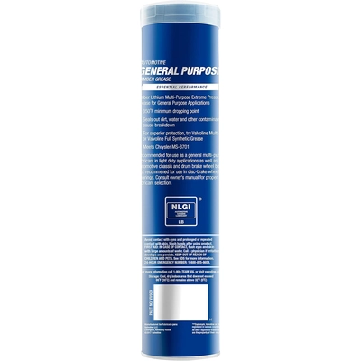 VALVOLINE - VV609 - Multi-Purpose Grease pa3