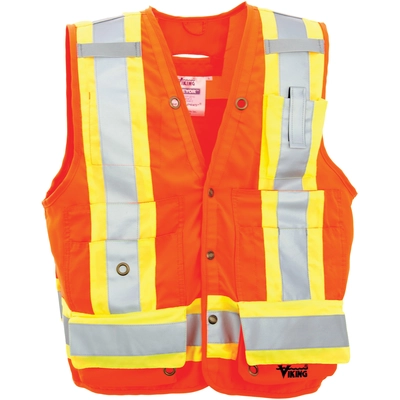 VIKING - 6195O-S - Surveyor Safety Vest pa1