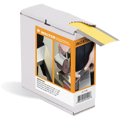 WALTER SURFACE TECHNOLOGIES - 07T100 - Thin Inox Tape With Adhesive Abrasive pa1