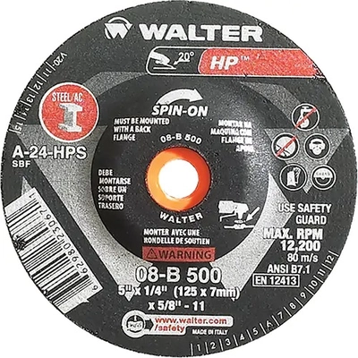 WALTER SURFACE TECHNOLOGIES - 08B500 - Spin-On Grinding Wheel pa1