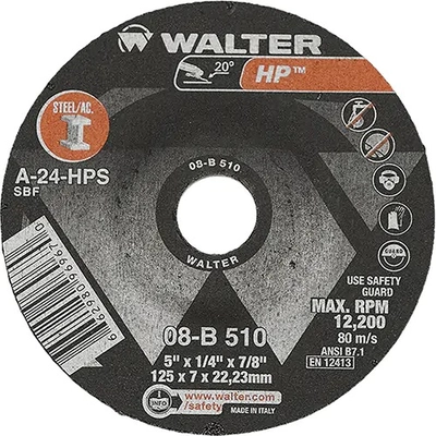 WALTER SURFACE TECHNOLOGIES - 08B510 - Depressed Center Combination Wheel pa1