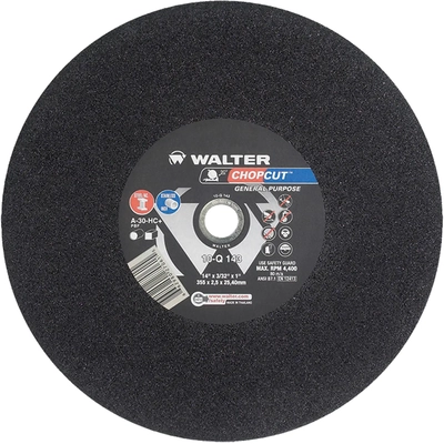 WALTER SURFACE TECHNOLOGIES - 10Q143 - Chop Saw Cut-Off Wheel pa1