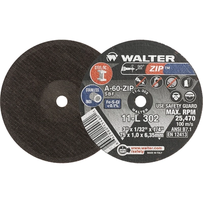 WALTER SURFACE TECHNOLOGIES - 11L302 - Cut-Off Wheel pa1