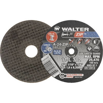 WALTER SURFACE TECHNOLOGIES - 11L312 - Cut-Off Wheel pa1