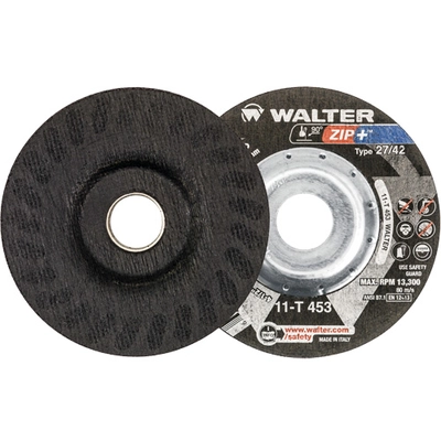 WALTER SURFACE TECHNOLOGIES - 11T503 - 5" x 1/16" Right Angle Grinder Reinforced Cut-Off Wheels pa1
