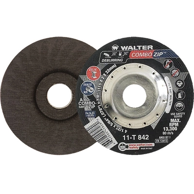 WALTER SURFACE TECHNOLOGIES - 11T842 - 4-1/2" x 5/64" Right Angle Grinder Reinforced Cut-Off Wheels pa1