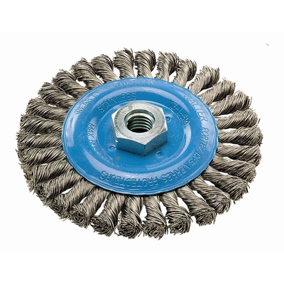 WALTER SURFACE TECHNOLOGIES - 13L514 - 5" x 5/8"-11 Wire Wheel Brush pa1