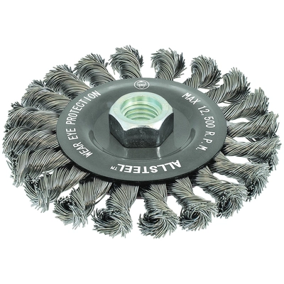 WALTER SURFACE TECHNOLOGIES - 13W551 - 5" x 5/8"-11 Wire Wheel Brush pa1