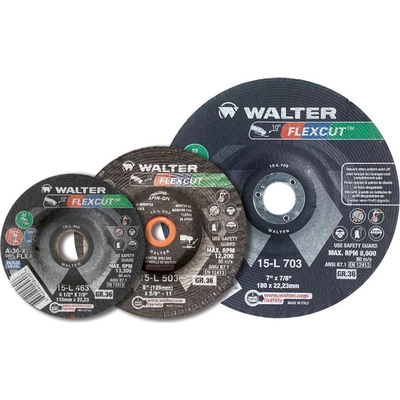 WALTER SURFACE TECHNOLOGIES - 15L513 - 5" X 7/8 Premium Performance Depressed Center Wheel, pa4