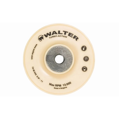 WALTER SURFACE TECHNOLOGIES - 15M045 - 4-1/2" x 5/8"-11, White Turbo Action Backing Pad Assembly pa2