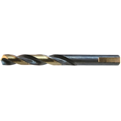 WALTER SURFACE TECHNOLOGIES - 350N104BP - High Speed Steel Black & Gold Fractional Nitro Mechanics Length Drills pa1