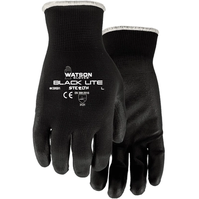 WATSON GLOVES - 391L - Stealth Black Lite Gloves (Pack of 12) pa2