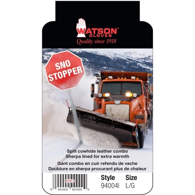 WATSON GLOVES - 94004IXL - Sno Stoppers Gloves pa1