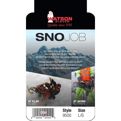 WATSON GLOVES - 9500M - Sno Job Gloves pa1