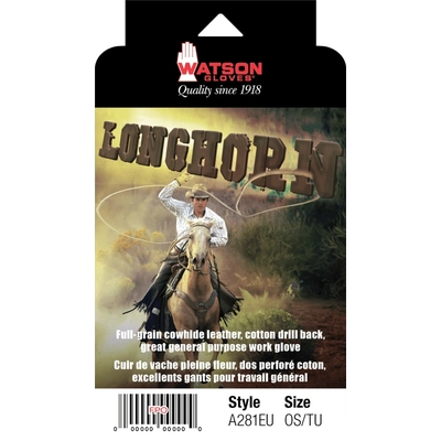 WATSON GLOVES - A281EUOS - Longhorn Gloves (Pack of 12) pa1