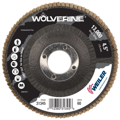 WEILER - 31345 - Abrasive Flap Disc pa5