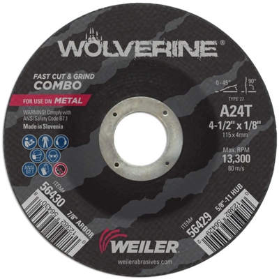 WEILER - 56430 - Cut And Grind Combo Wheel pa3