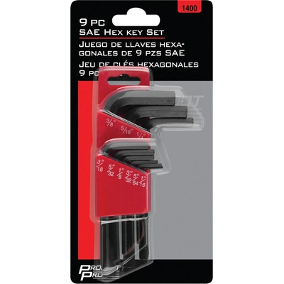 WILMAR - 1400 - 9 pc. SAE Hex Key Set pa1