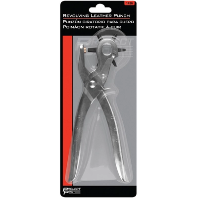 PROJECT PRO - 1436 - Revolving Leather Hole Punch Pliers pa2