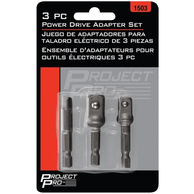 PROJECT PRO - 1503 - Power Drive Socket Adapter Set pa2